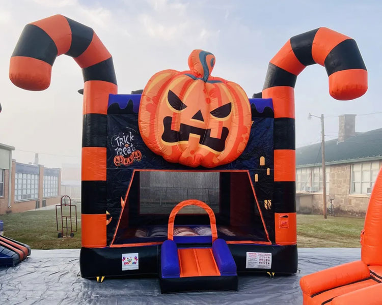 Jeepers Creepe Commercial Bounce House Halloween Pumpkin Bounce House