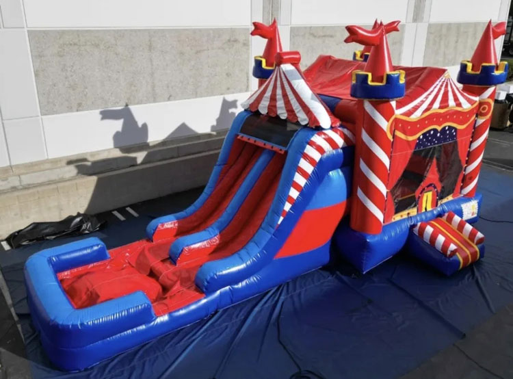 inflatable bounce slide combo inflatable Circus Combo