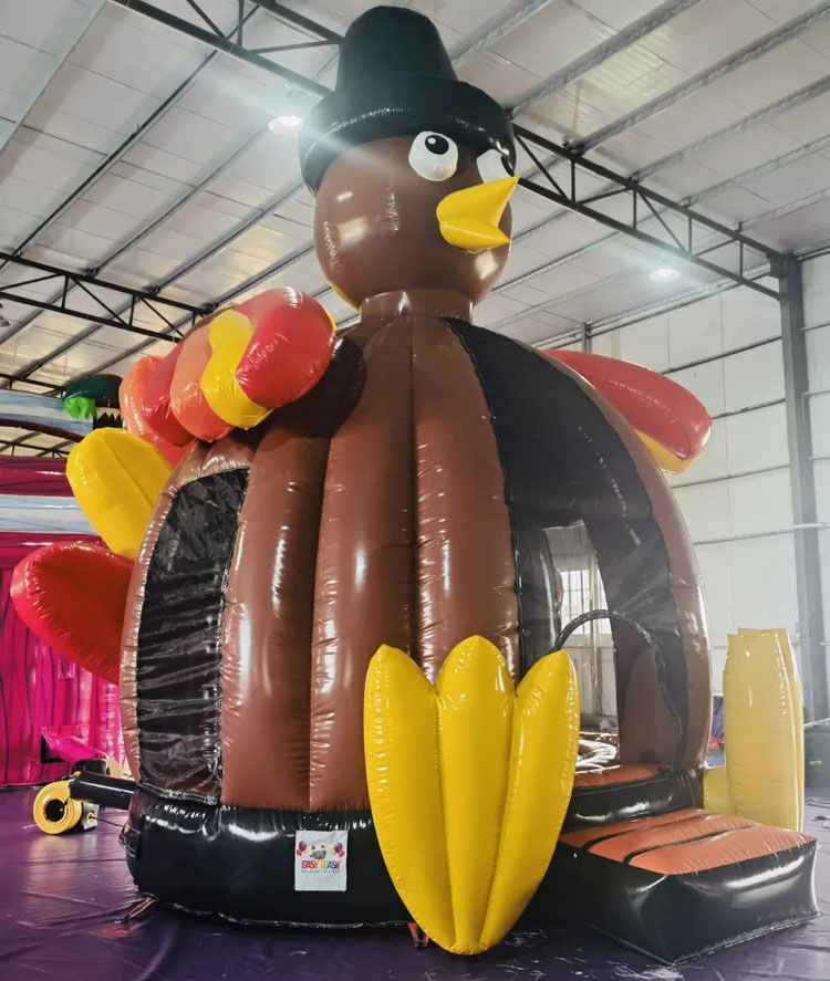 kids inflatable bounce house Turkey Time bounce house for thanks giving day