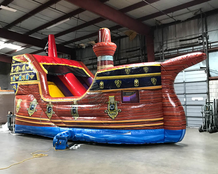 Pirate Ship Inflatable Slide Inflatable 3 In 1 Inflatable Combo