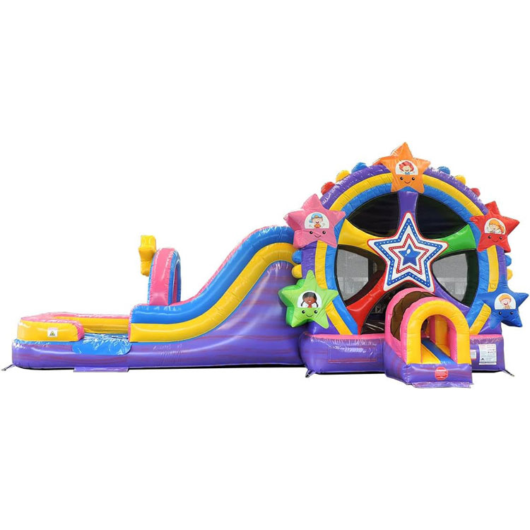 Ferris Wheel Jumping Castle Inflatable Castle With Slide