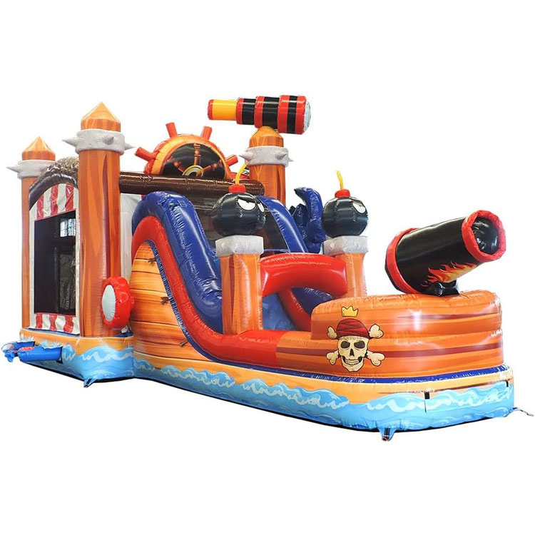Pirate Jumping Castle Pirate Ship Bounce House Slide Combo