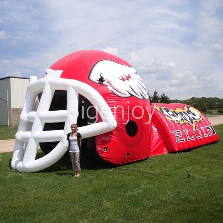 helmet inflatable tent Inflatable Combo Helmet Sports Tunnel Tent
