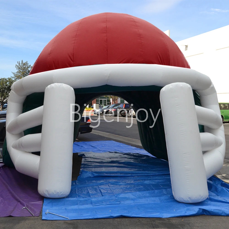 Football Helmet Tunnel Red inflatable Helmet tent