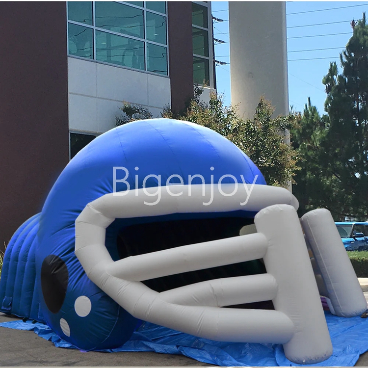 Inflatable Helmet Tunnel Factory Price Custom Inflatable Football Helmet Tunnel Inflatable Sport Tunnel