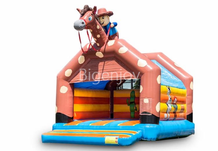 Cowboy Jumping Castle Inflatable Cowboy Bounce House Inflatable Bouncer