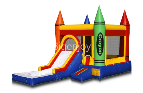inflatable combo with slide cheap bounce house combo