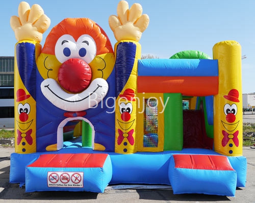 clown bounce house Inflatable Castle With Slide