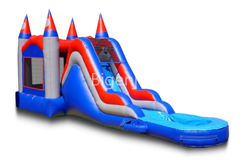 Rocket Bounce House For Kids Combo Jumping Castle