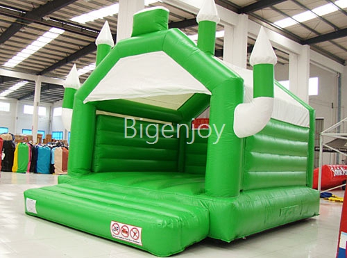 china bounce house green jumping castle indoor