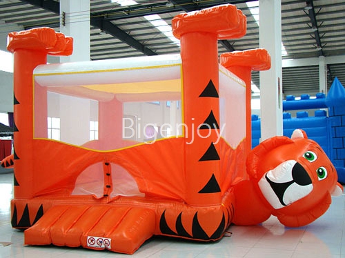 tiger bounce house belly inflatable bouncer