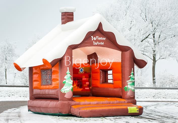 Standard Winterworld Bouncy Castle Christmas inflatable bouncer