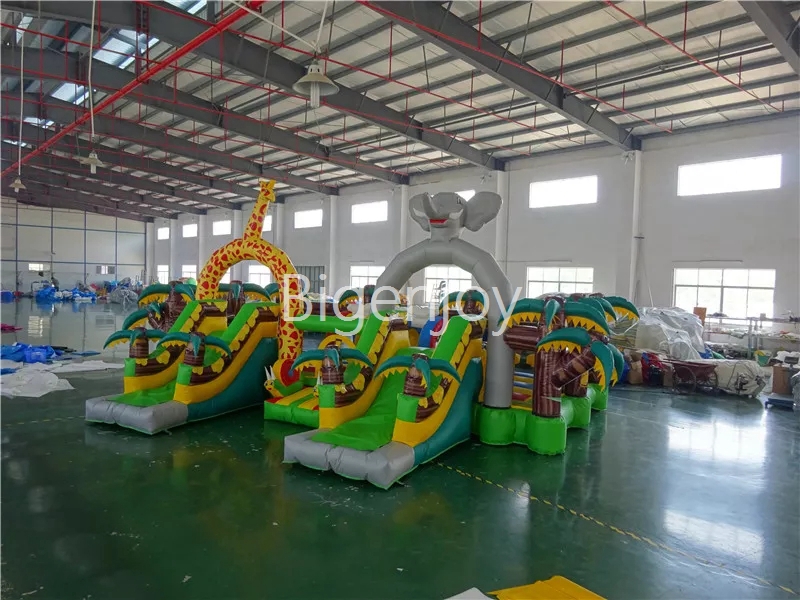 inflatable jumping castle giant aimial kingdom inflatable bouncer bouncy castle