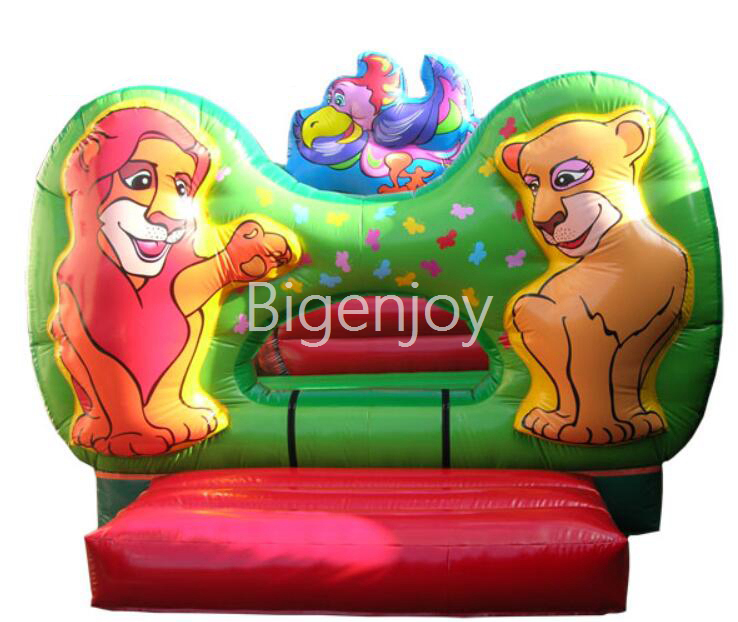 Lion Jumping Castles With Prices Pvc Traditional Castle Bounce House For Toddler