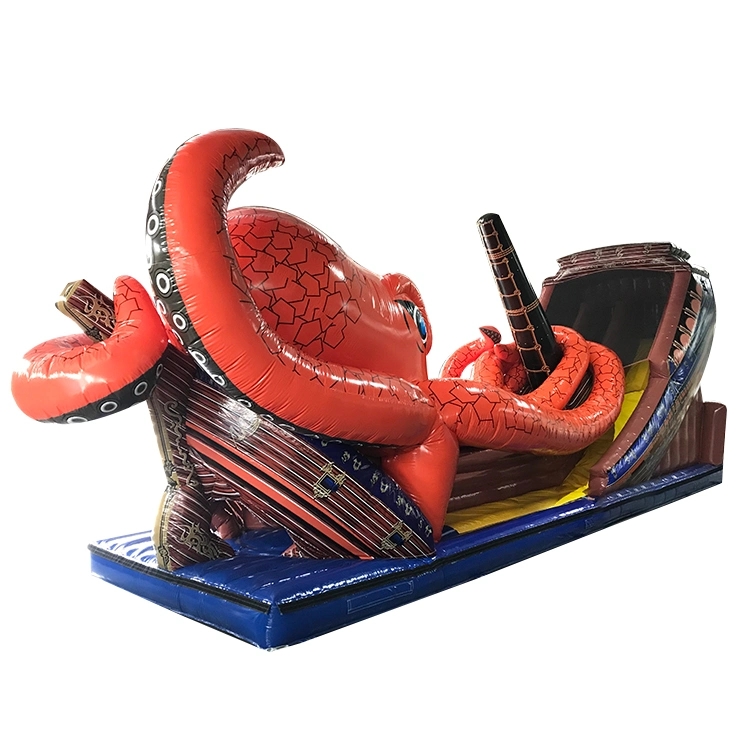 kraken inflatable Octopus slide Ocean Theme Octopus Bouncer Inflatable Land Park