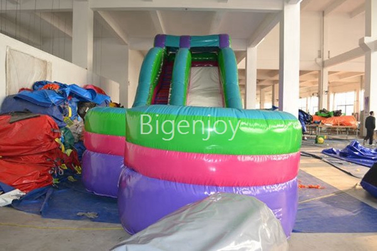 cheap inflatable water slide inflatable pool with slide for adult