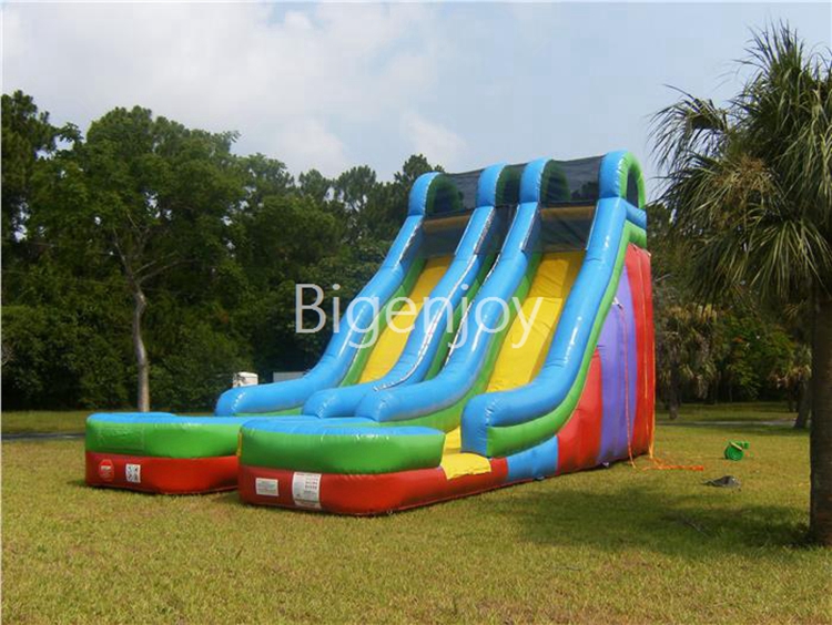27 feet tall Tower of Terror Water Slides backyard inflatable commercial water slide for sale