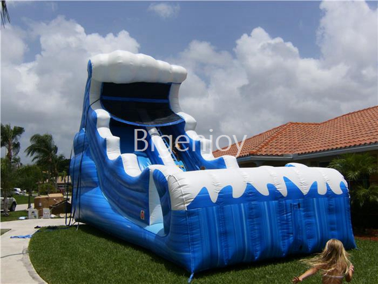 giant inflatable water slide for adult Tidal Wave 25ft Tall Water Slides