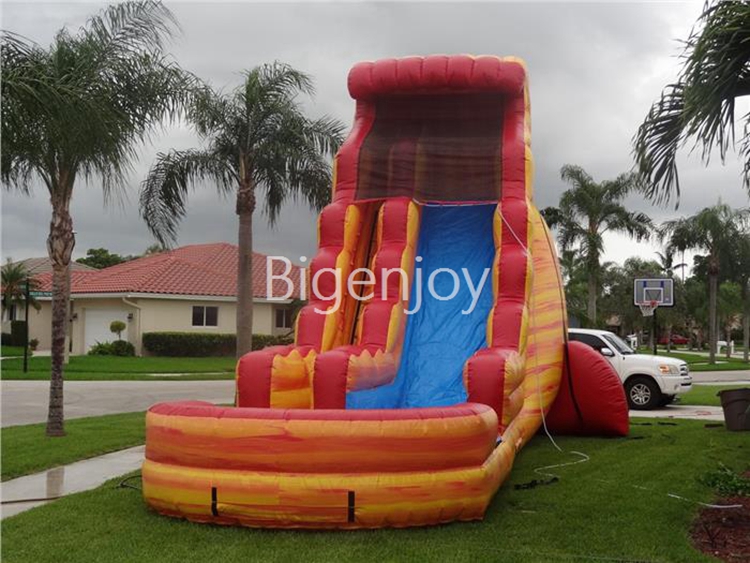Fire Water Slide The Hottest storm giant Water Slide 25ft Tall