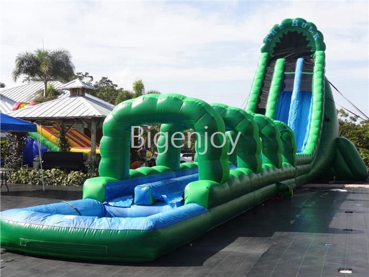 Hulk Water Slide Giant Inflatable Water Slide For Adult Green Hulk Inflatable Water Slide