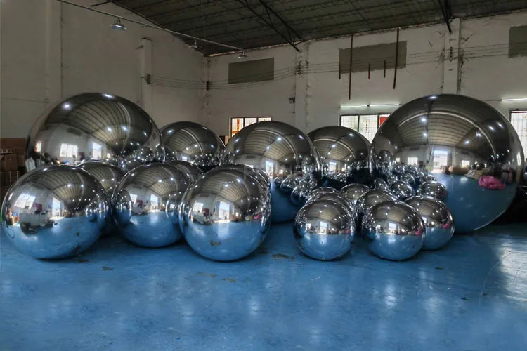 christmas hanging mirror ball sphere mirror ball disco For Advertising Decoration