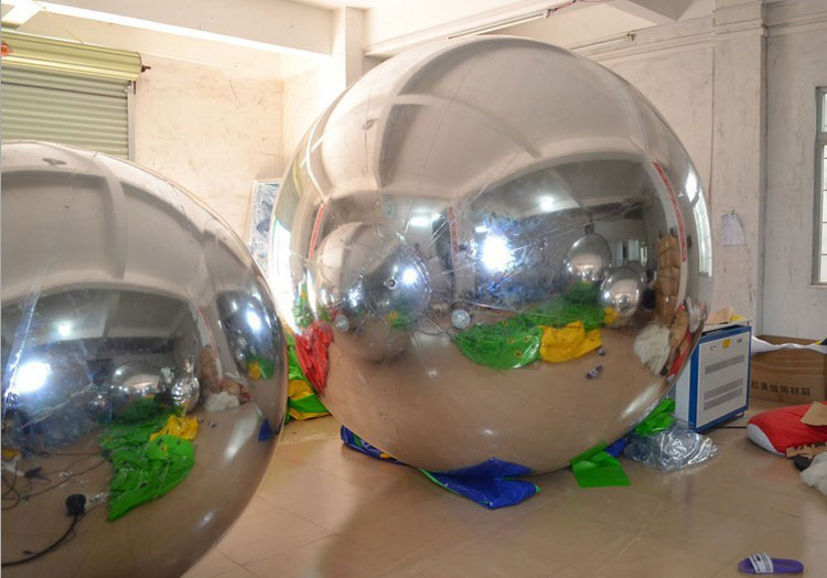 inflatable silver mirror ball Party Inflatable Sphere Mirror Ball For Sale 