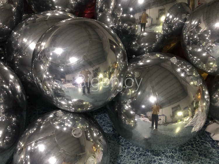 Reflective Mirror Ball For Nightclub Factory Price OEM Advertising Balloon Inflatable Ball