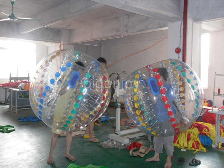 inflatable human bumper ball Hotsale Adult TPU / PVC Body Zorb Bumper Ball Suit