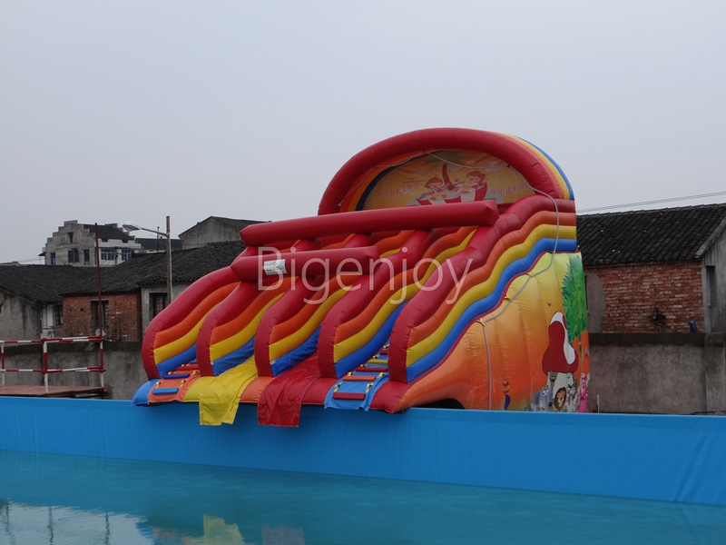 inflatable water slides for pools kids water park inflatable games slide