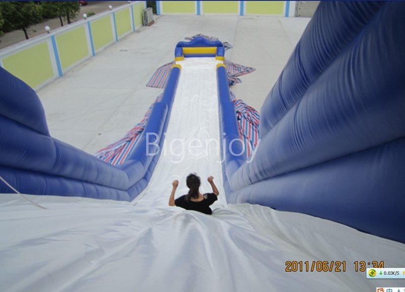 inflatable giant hippo water slide Commercial grade heavy duty 30ft 50ft