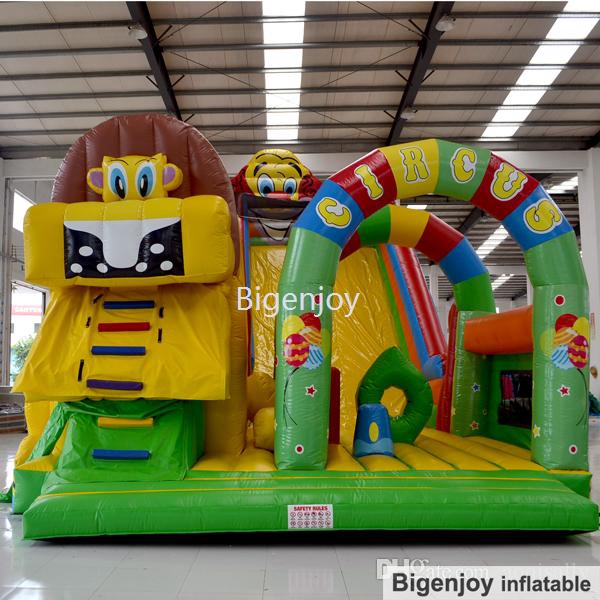 Circus Inflatable Park Inflatable Lion Circus Fun City Inflatable Fun Land