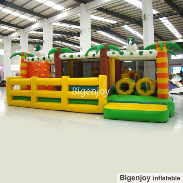 Indoor Inflatable Park Fun City Inflatable Small Jungle Park Inflatable Fun Land For Kids