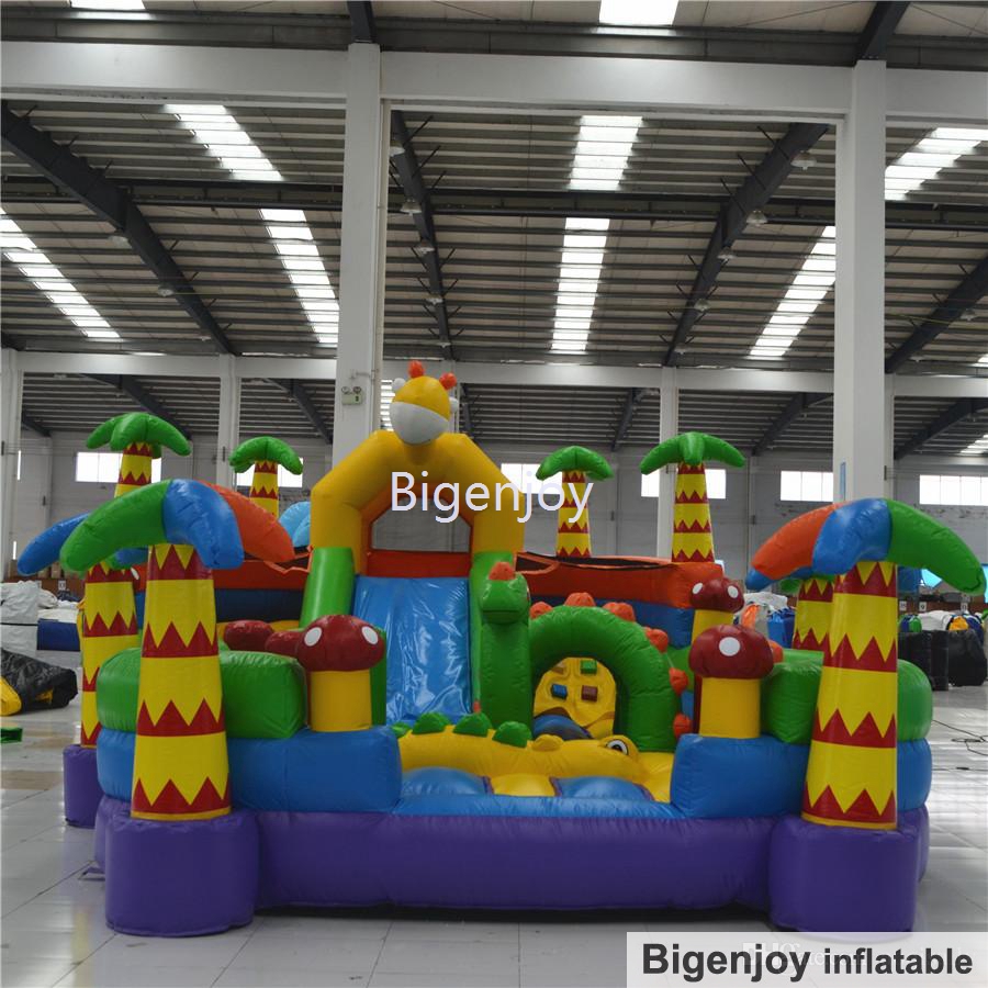 inflatable fun land inflatable Giraffe fun city for kids for sale