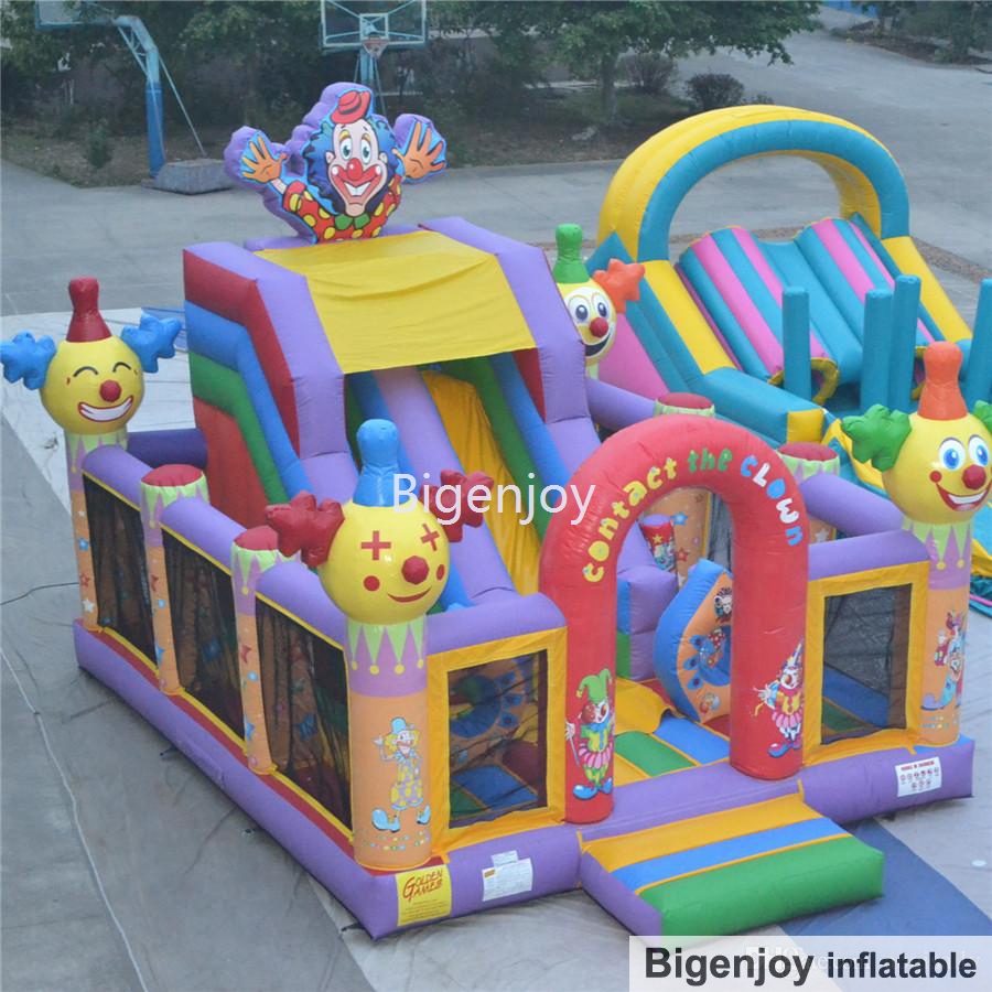 Clown Inflatable Park Inflatable Circus Clown Fun City Inflatable Fun Land