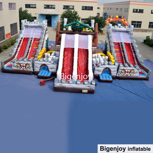 Inflatable Park Manufacturer inflatable Dragon massive game fun city inflatable fun land for kids