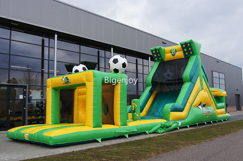 Backyard Obstacle Course Inflatable Football Obstacle Equipment For Children