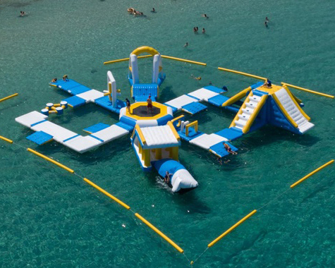 commercial inflatable floating water park factory price custom inflatable aqua park with water slide