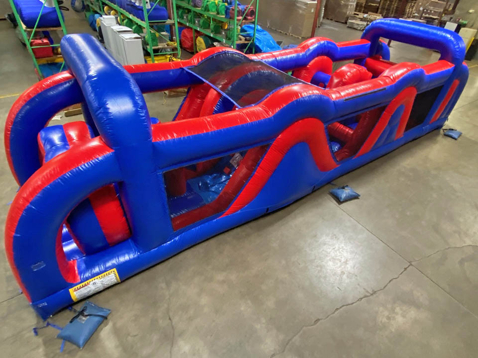 Extreme Run Obstacle Course Inflatable Interactive Games For Adults And Kids