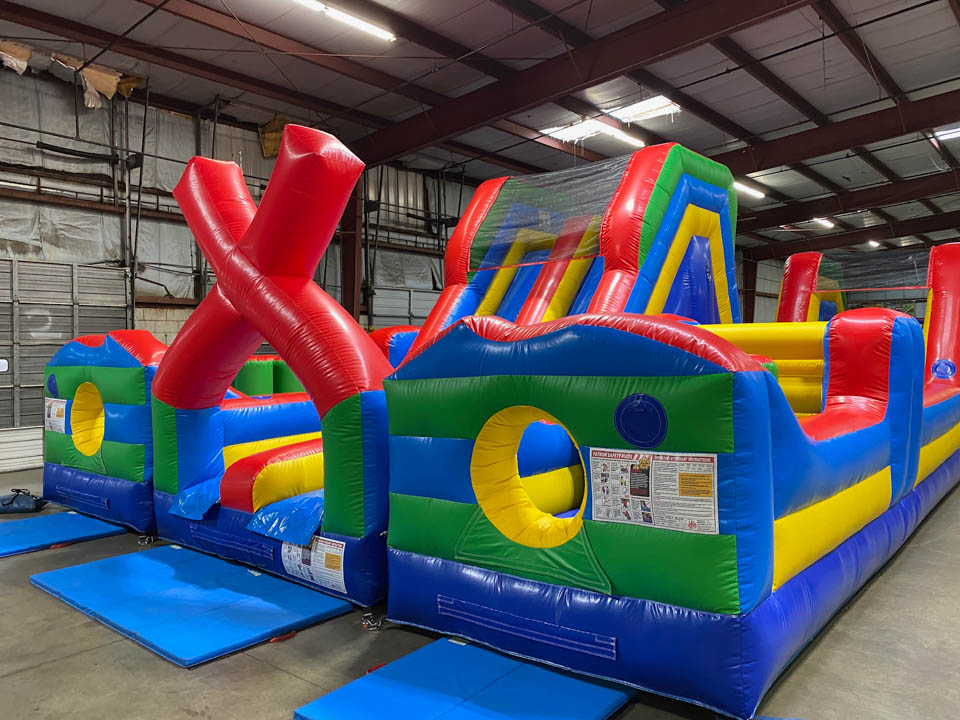 X Factor Inflatable Obstacle Course Outdoor inflatable amusement park inflatable jumper obstacle course