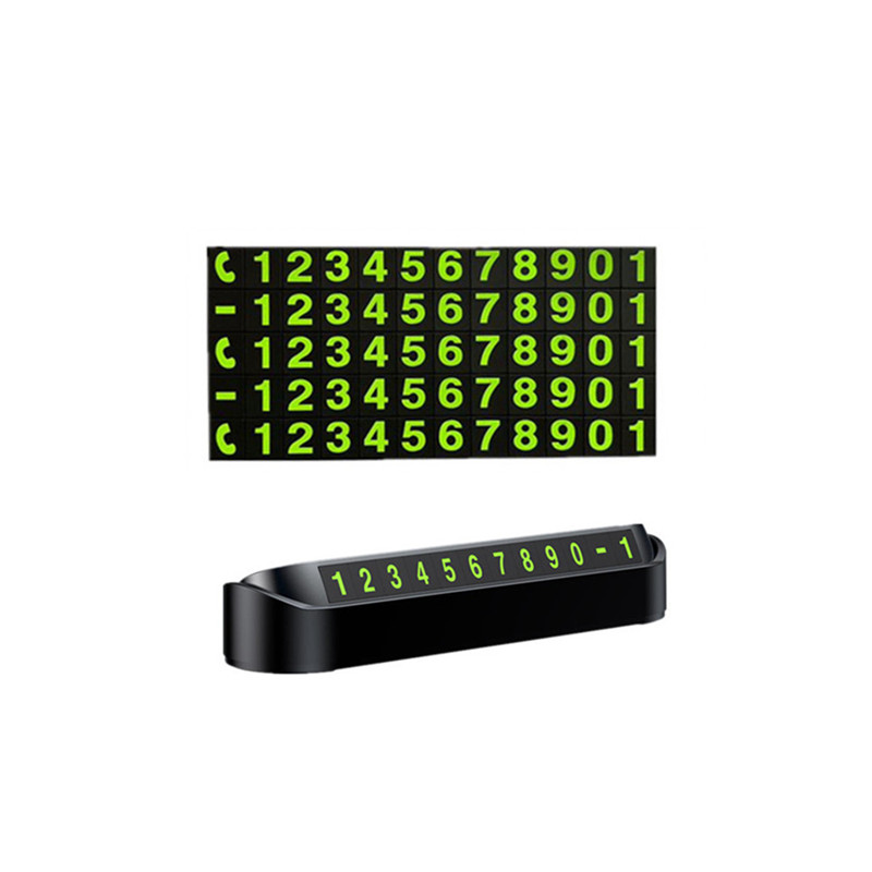 Rubber Magnetic Number Sticker